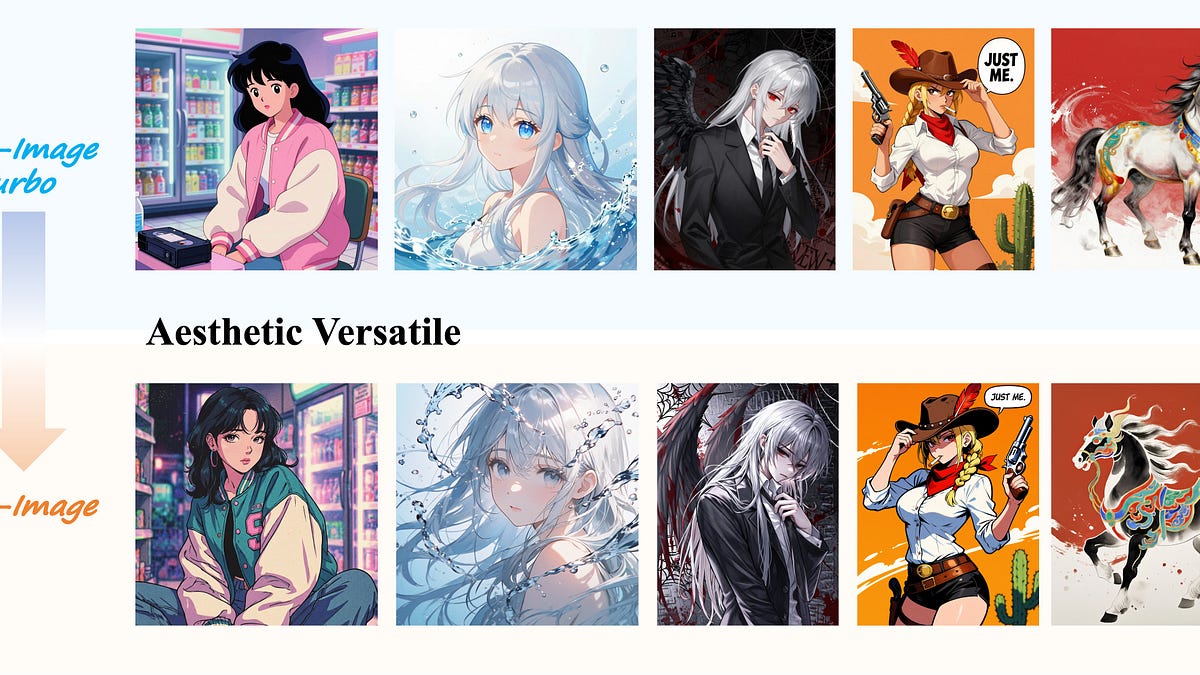 Aesthetic visualization showing multimodal AI model architecture with interconnected nodes representing text, audio, and image processing