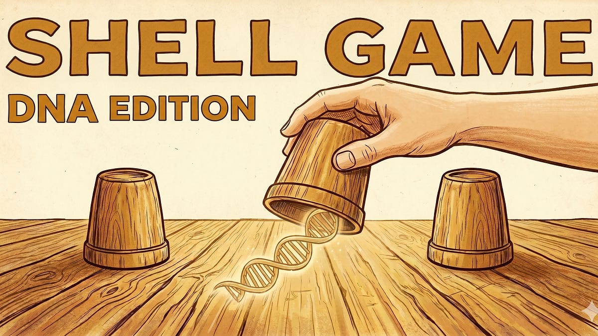 Shell Game: DNA Edition