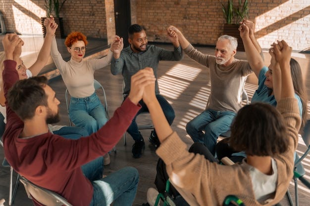Reunião do grupo de apoio à terapia psicológica Reunião do grupo de apoio à terapia psicológica