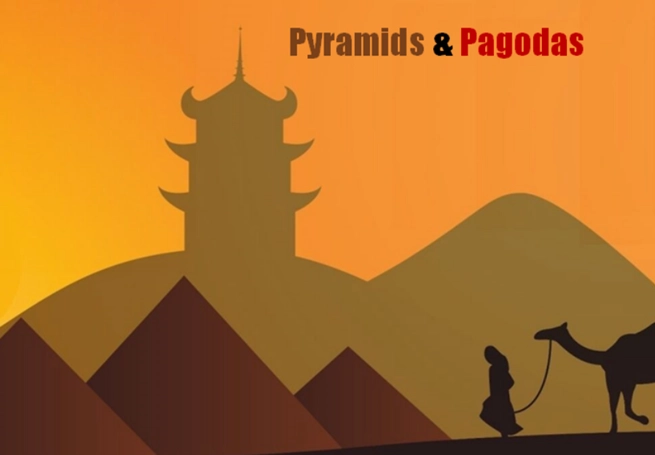 Pyramids and Pagodas logo