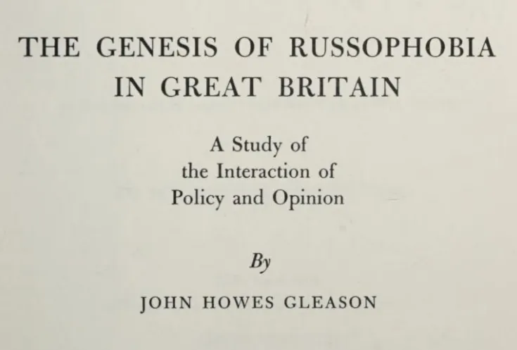 origin of rusophobia 