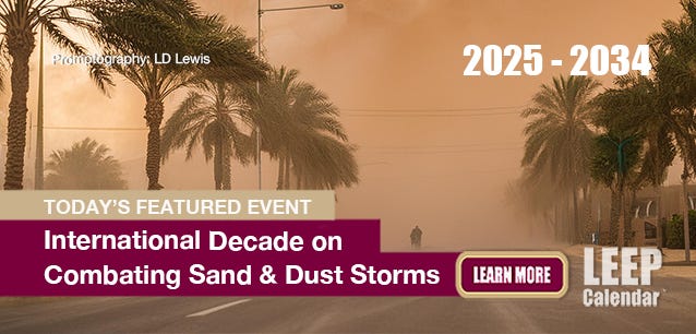 I first experienced a major dust storm, or shamal, in Arabia. It was unlike anything I'd ever seen—promptography LD Lewis