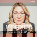 Logo for Unshocked with Naomi Klein