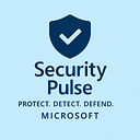 Logo for Microsoft Security Pulse: Protect, Detect, Defend