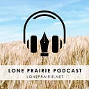 Logo for Lone Prairie Podcast