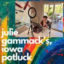 Logo for Julie Gammack's Iowa Potluck 