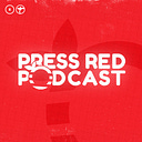 Logo for Press Red Podcast