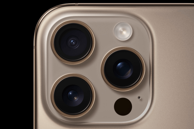 iPhone 16 Pro and iPhone 16 Pro Max feature a 48MP Fusion camera, a 48MP Ultra Wide camera, and the 5x Telephoto camera, now available on both models.