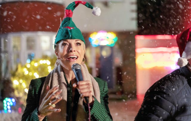 New, musical holiday special starring Emmy Award winner Hannah Waddingham in “Hannah Waddingham: Home for Christmas,” is coming to Apple TV+ later this year. New, musical holiday special starring Emmy Award winner Hannah Waddingham in “Hannah Waddingham: Home for Christmas,” is coming to Apple TV+ later this year.