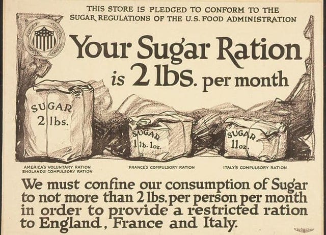 Supporting the war effort during WW2 at the home front: rationing of  consumer goods : r/interestingasfuck