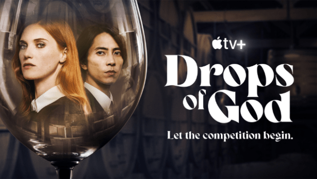 Fleur Geffrier and Tomohisa Yamashita star in “Drops of God,” a new, multilingual French-Japanese drama premiering April 21 on Apple TV+.