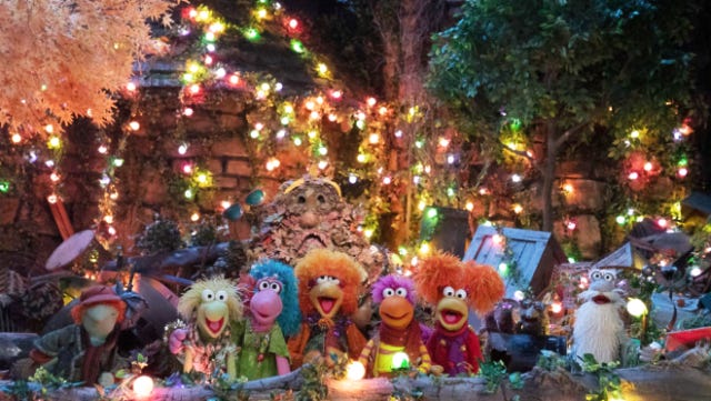 “Fraggle Rock: Back to the Rock” Night of the Lights holiday special premieres Friday, November 18 on Apple TV+. “Fraggle Rock: Back to the Rock” Night of the Lights holiday special premieres Friday, November 18 on Apple TV+.