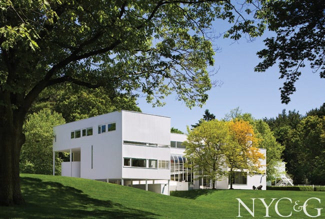 A 1970s home in Old Westbury, designed by architect Richard Meier and later renovated by his onetime colleague Michael Harris Spector, is on the market for $11.8 million