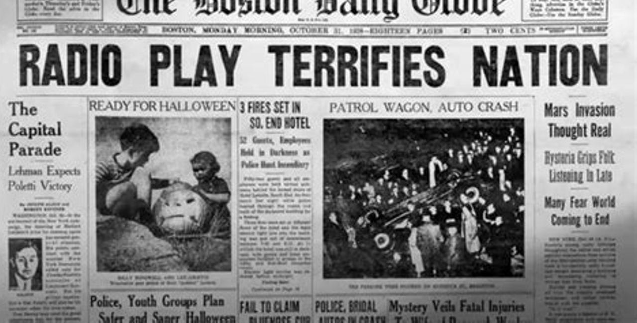 Orson Welles, The War of the Worlds, and the ‘panic of 1938’