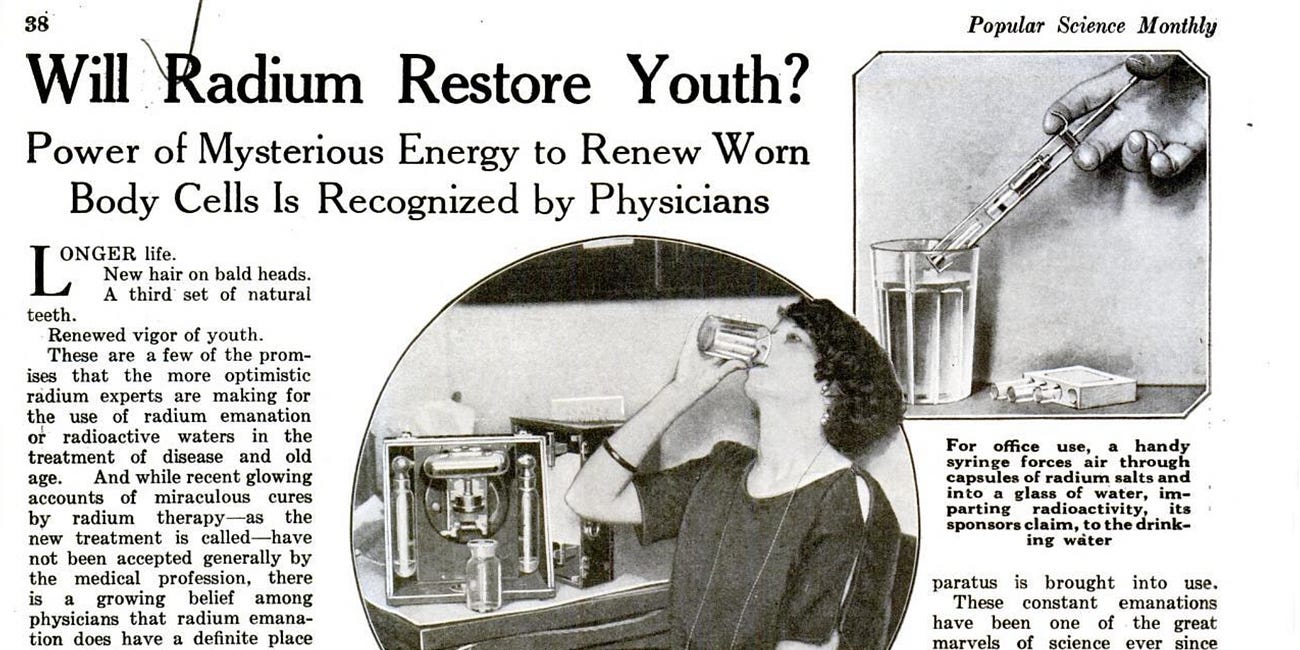 Will Radium Restore Youth? (1923)