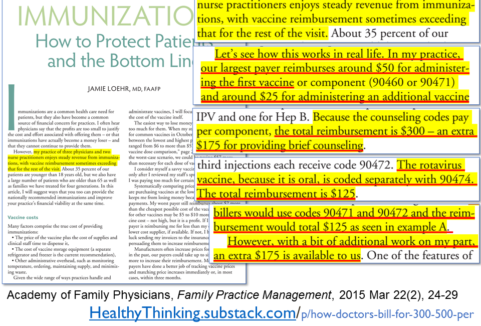 Plandemic Playbook (7) Doctors were bribed with big cash (more than enough to buy a luxury car) to push experimental "emergency authorized" unproven injections 