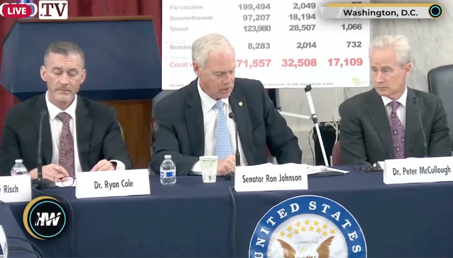 #StopTheShots LIVE ROUNDTABLE: COVID-19 Vaccines with U.S. Senator Ron Johnson on CHD.TV, Bringing You The Truth from the Good Senator's Perspective and Insight 
