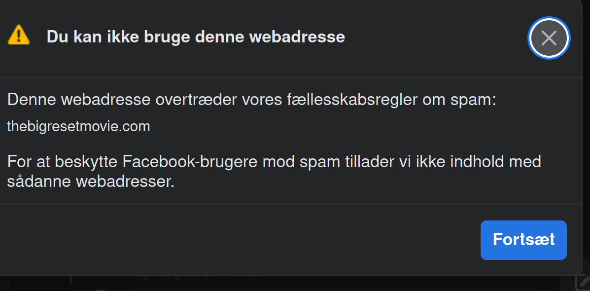 Big Reset er Censureret - Died Suddenly er Promoveret