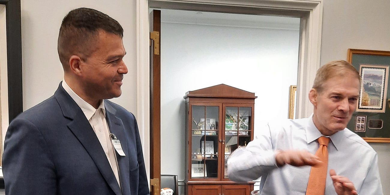 Rep. Jim Jordan and Dr. Paul Elias Alexander meeting in Rep. Jordon's congressional office; this man I respect & put a lot of trust in him now to go RAMBO on all COVID wrongs, to indict & jail many!!
