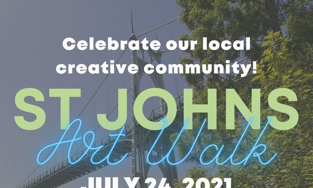 Prepping for an Art Walk