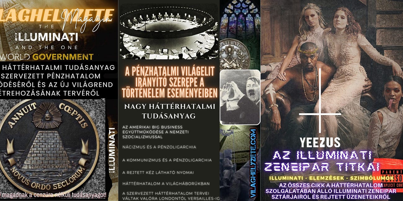 Elérhető a VilagHelyzete nyári extra száma 645 oldalon! A "Háttérhatalom Nagy Könyve" címmel