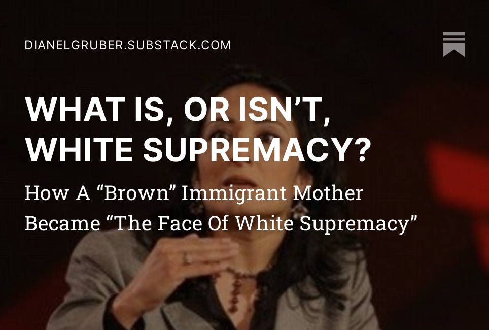 WHAT IS, OR ISN’T, WHITE SUPREMACY?