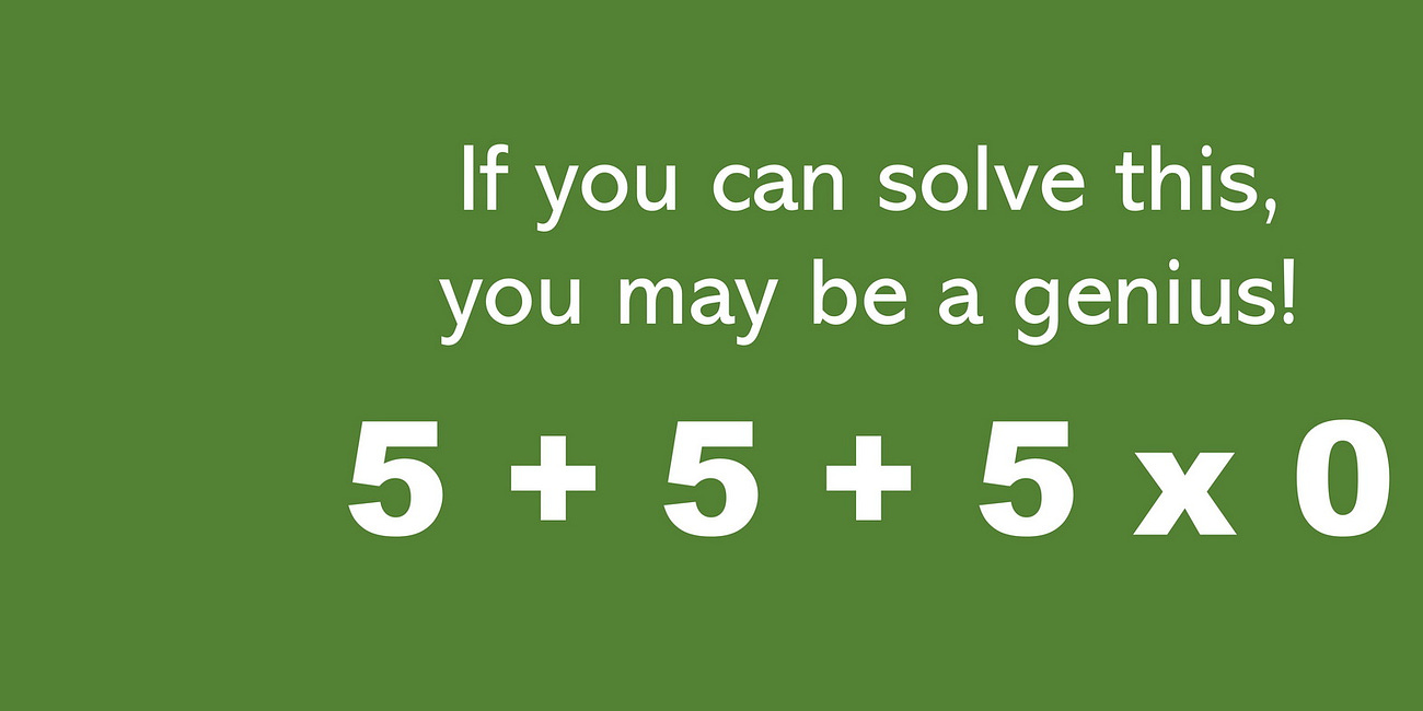 Quick! Can You Solve This Question?