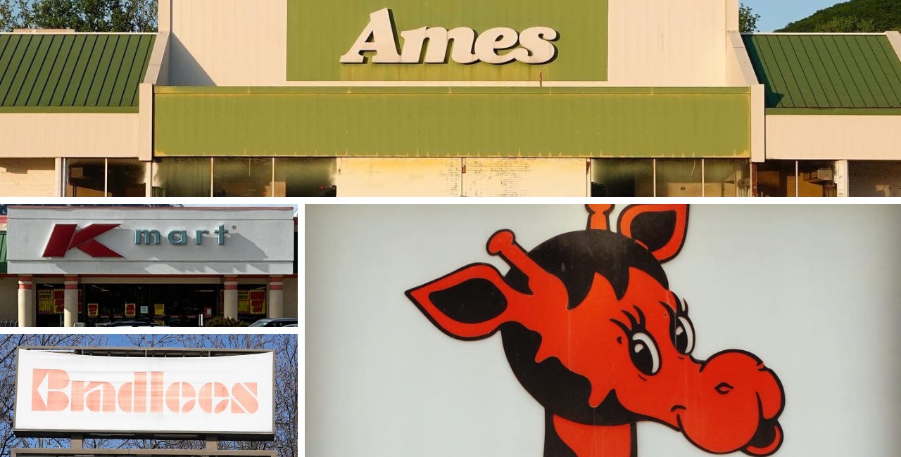 Ghosts of Black Friday past: Toys 'R' Us, Ames, Bradlees, Kmart, Two Guys | Rolando's Roadside Roundup