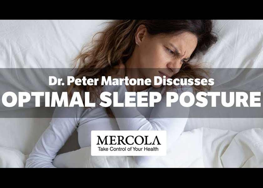 Address Sleep Posture to Optimize Cervical Spine and Health