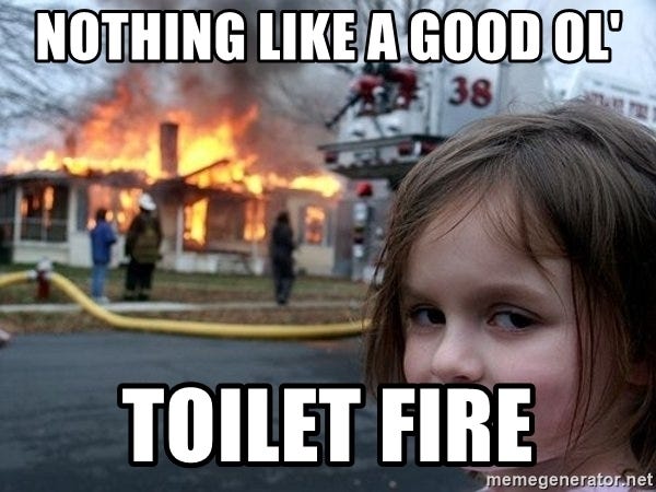 Toilet Fires, Marilyn Manson, and the Sweet, Sweet Taste of Satire