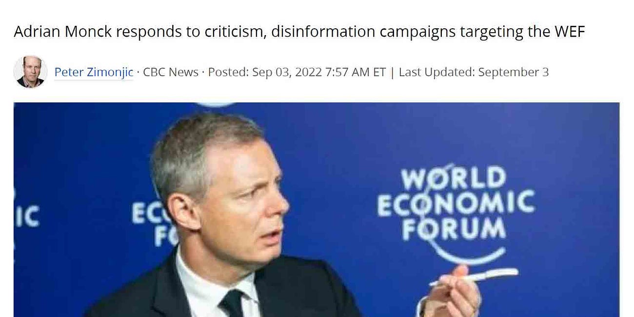 Is the CBC Working for the WEF?