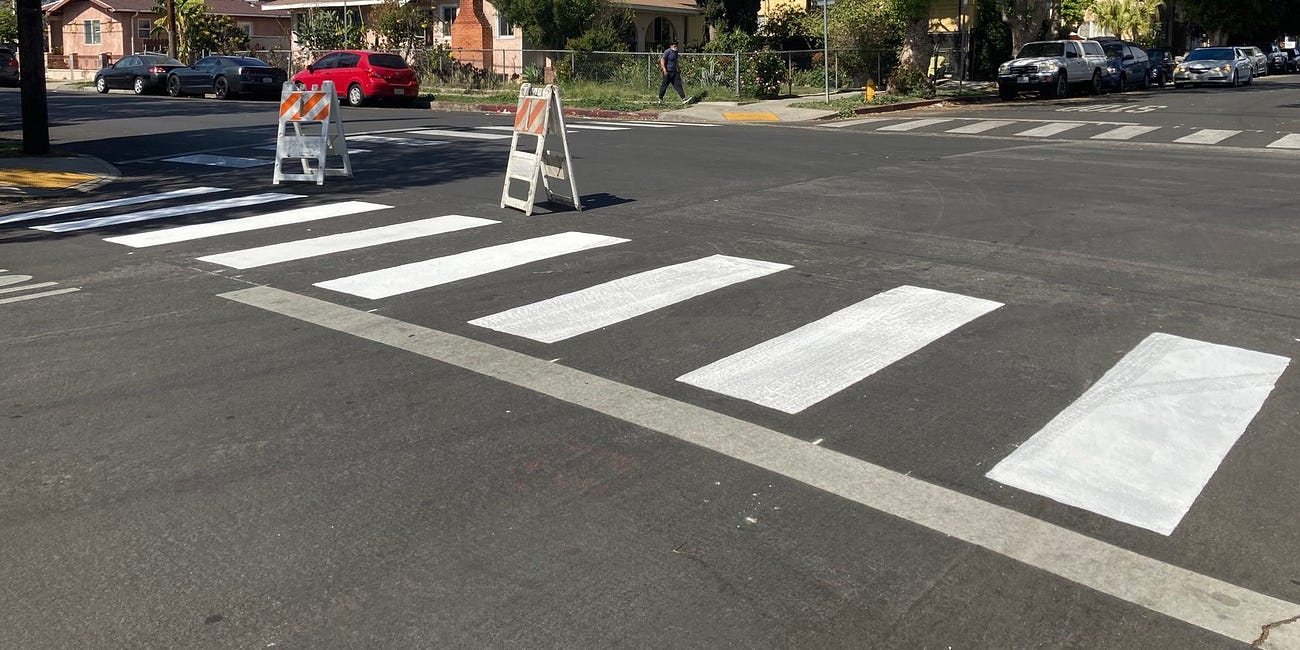 Paint your own crosswalk