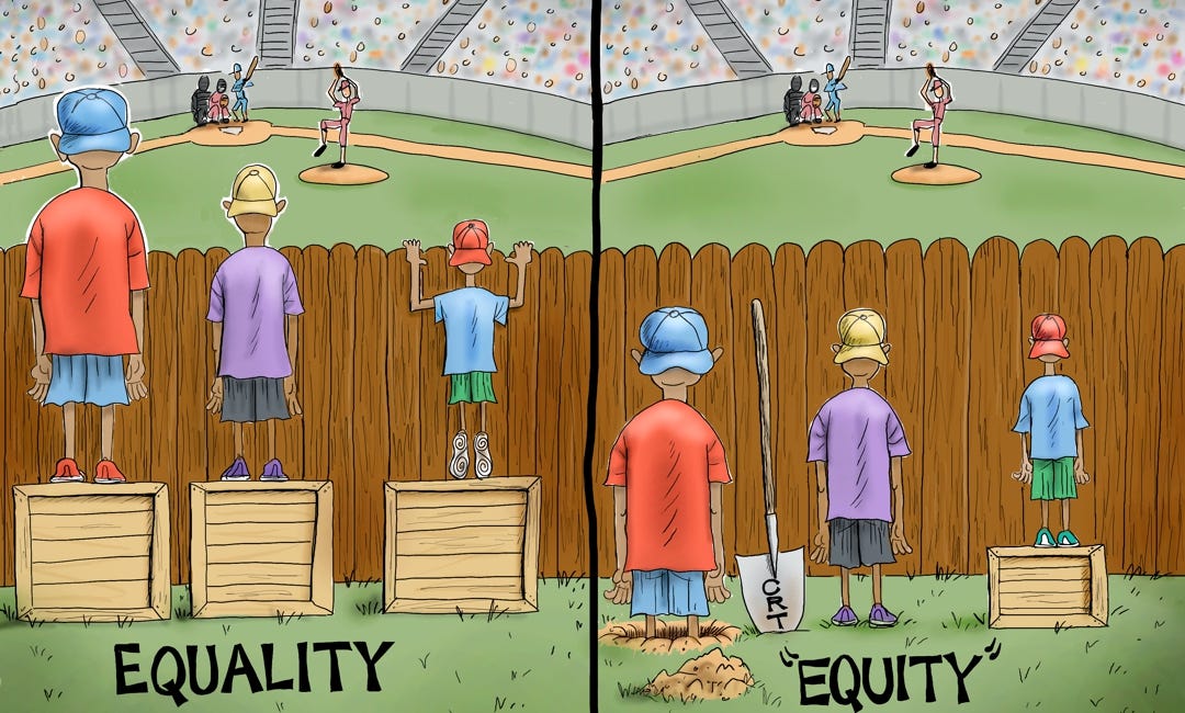 Equity versus Equality