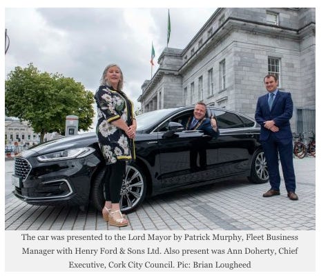 Why not give Cork's Lord Mayor a complimentary bicycle?