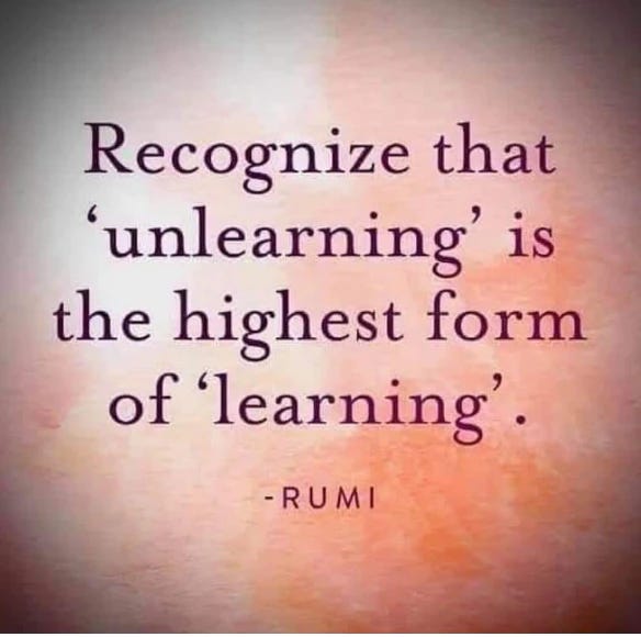 Unlearning and forgetting are crucial for mental acuity