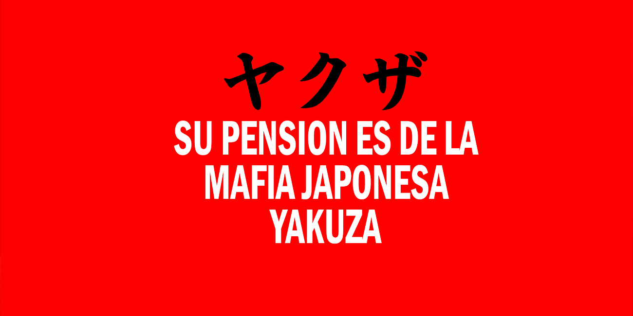 Su pensión es usada por empresas de la mafia japonesa Yakuza