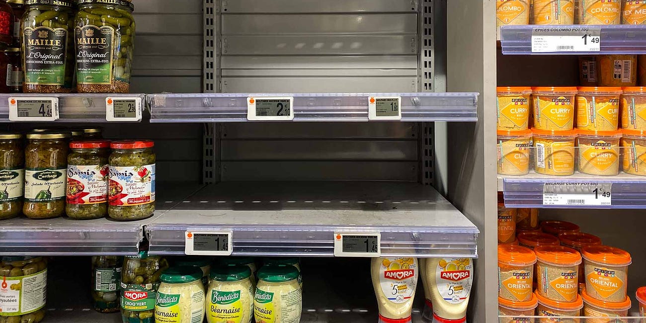 The French Mustard Shortage
