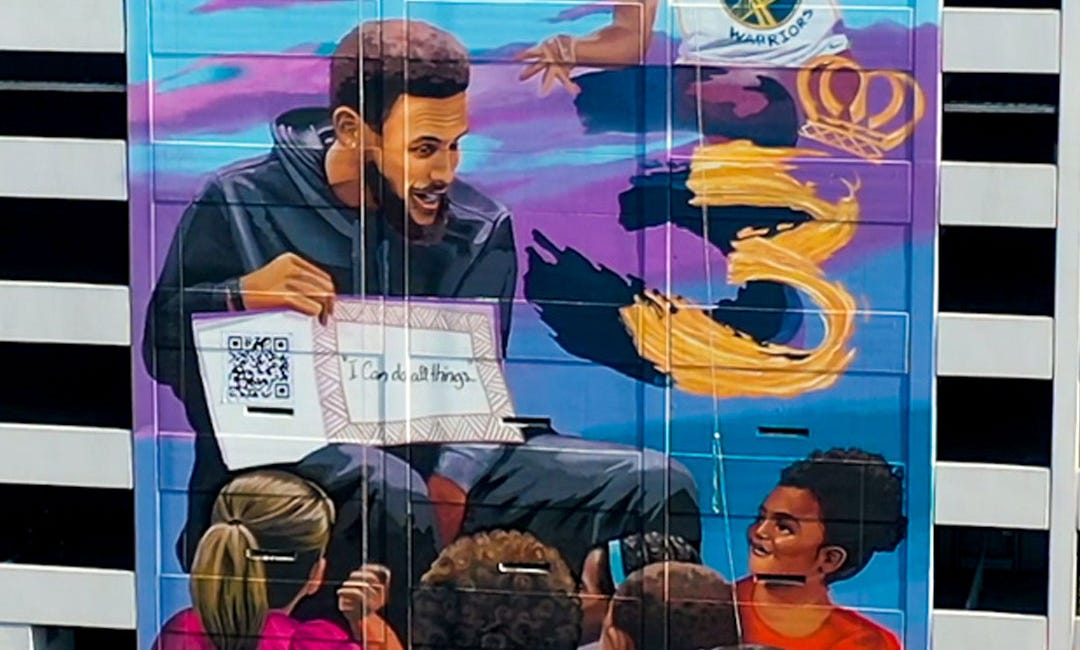 Bay Area Mural Program blesses Oakland with Stephen Curry mural