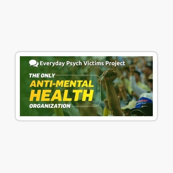 Psych Victims Sticker by Daniel Brummitt