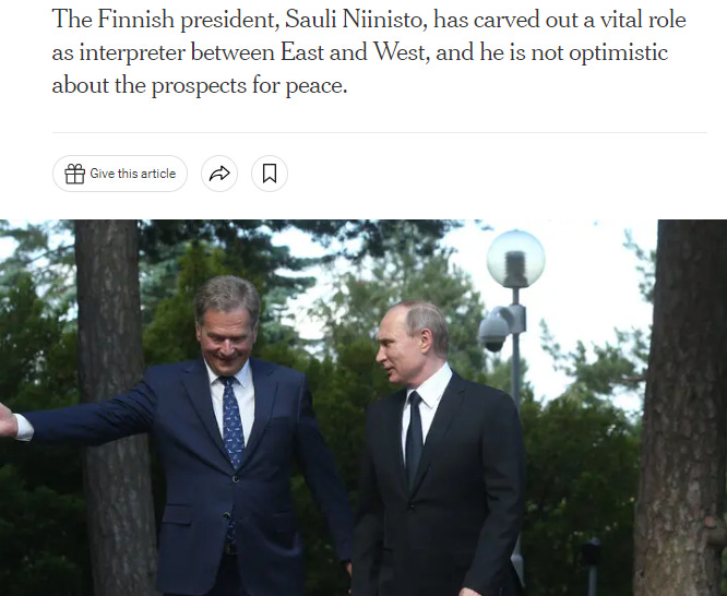 When "The Nokia" Strengthening NATO Immediately