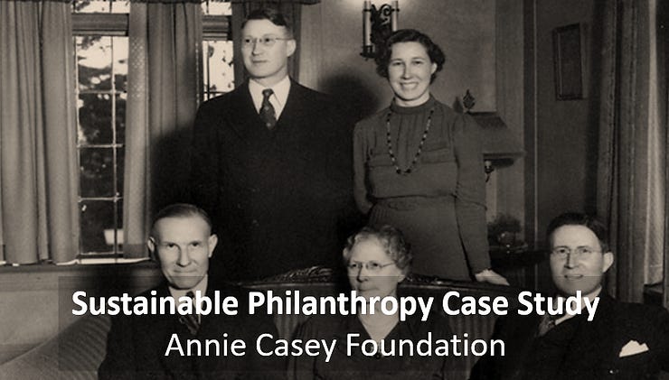 Sustainable Philanthropy - Annie Casey