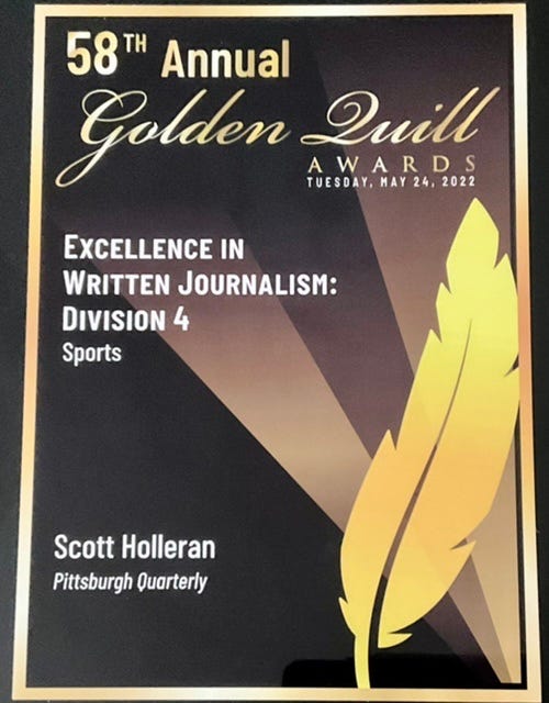 Publisher Wins Golden Quill Award