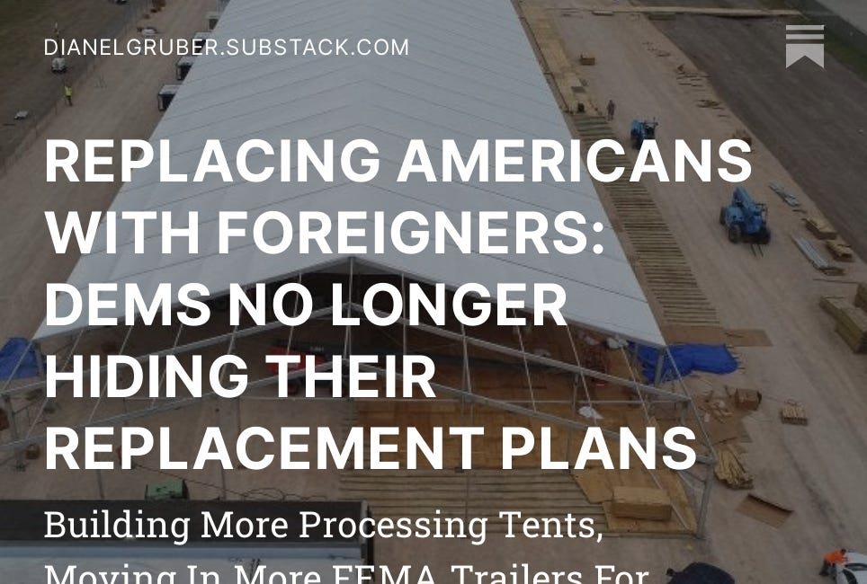 REPLACING AMERICANS WITH FOREIGNERS: DEMS NO LONGER HIDING THEIR REPLACEMENT PLANS