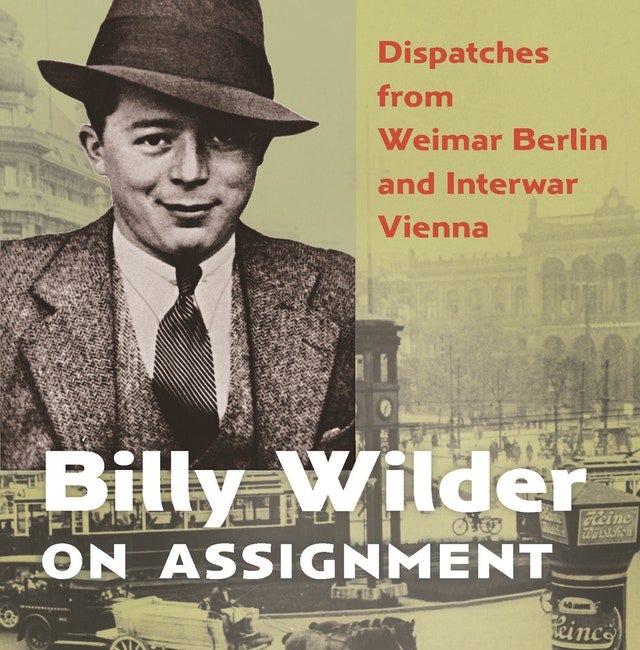 Book Review: Billy Wilder on Assignment