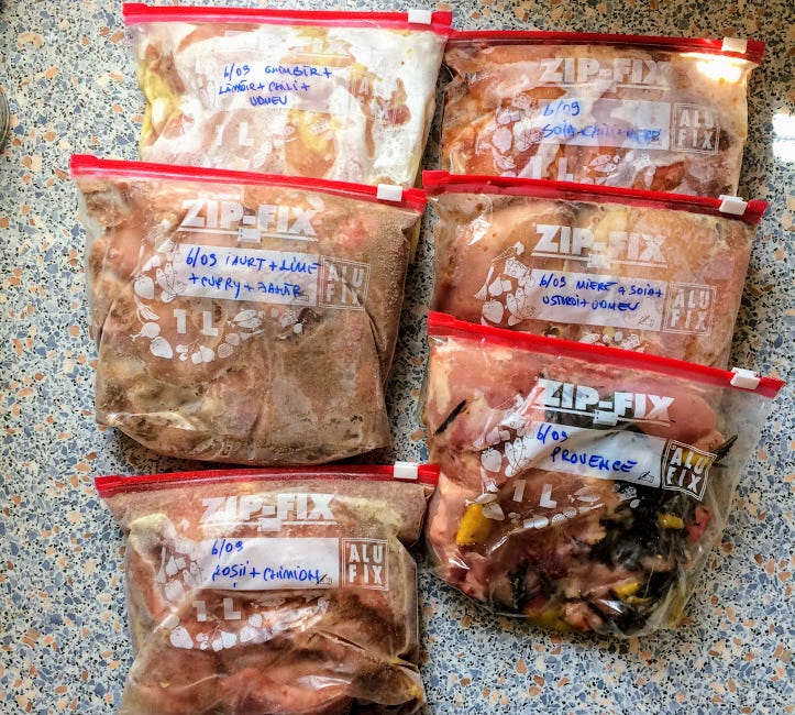 Template-uri de freezer meals 