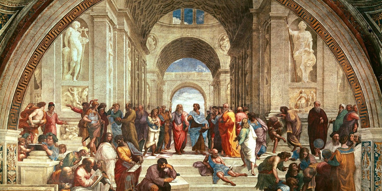 A Battle of Titans: Plato versus Aristotle