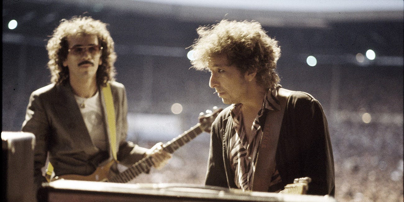 1984 Dylan/Santana Tour Program
