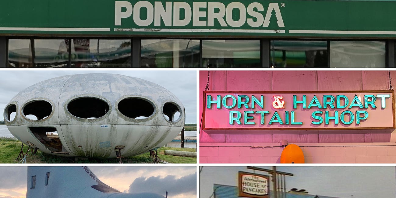 A shoe house, UFO houses, Automats, Bonanzas, Ponderosas and IHOPs! | Rolando's Roadside Roundup 