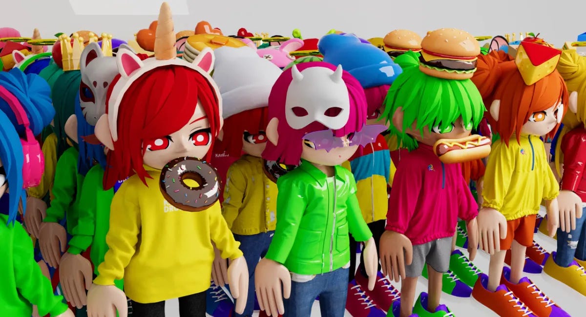 【META KAWAII】日本発3DアバターのジェネラィブNFT。