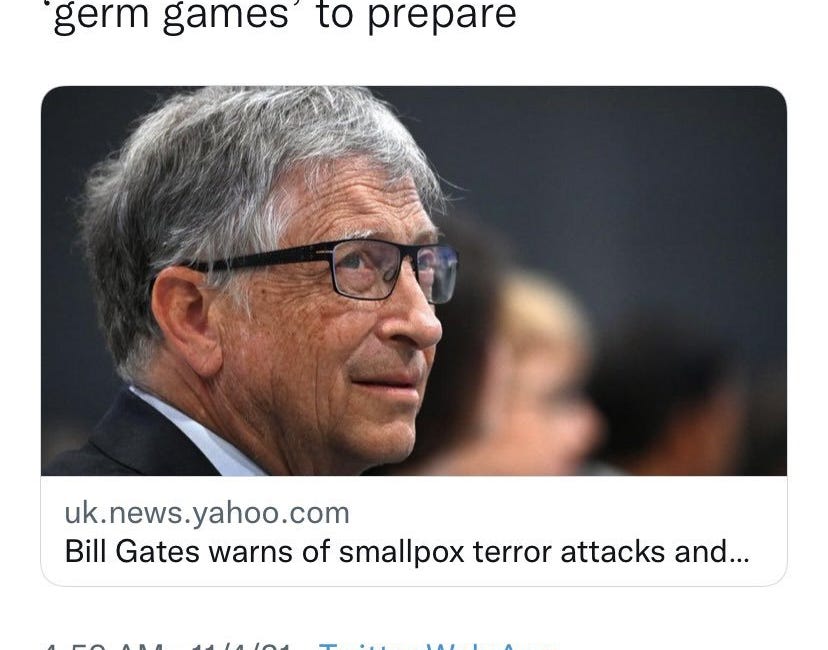 FBI investigates "smallpox" vials "found in lab," media responds by attempting to create panic on the heels of insanely suspicious Gates warning about "smallpox terror attacks"